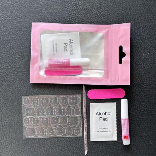 Luxury Pink and Black Leopard Press-On Nails | Long Coffin 3D Glam Nail Set | Handmade Nails